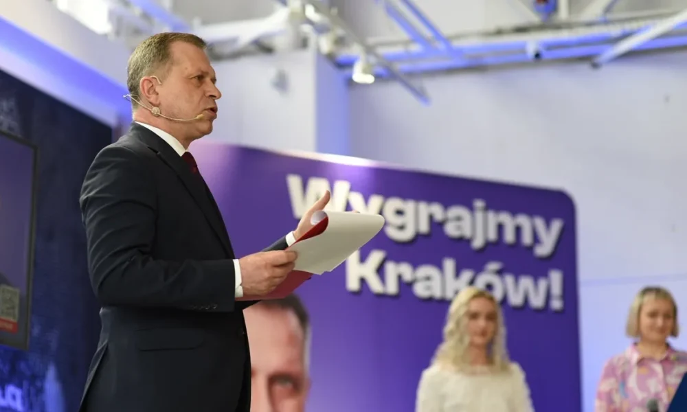 W Krakowie ruszyła kampania prezydencka. Jest pierwszy oficjalny kandydat