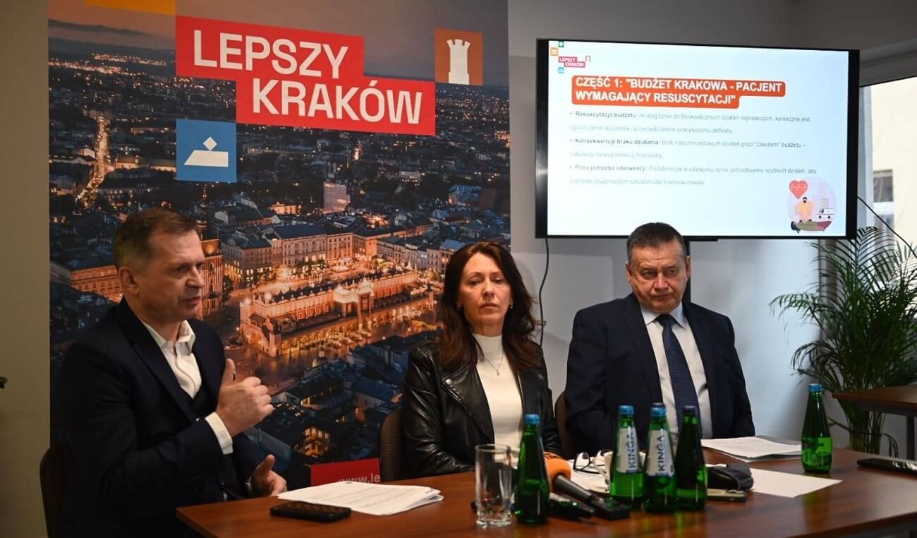 Mazur: budżet Krakowa to pacjent w stanie krytycznym