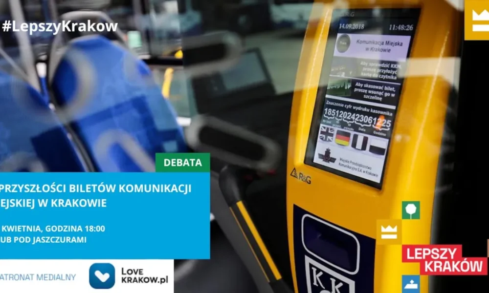 O przyszłości biletów komunikacji miejskiej w Krakowie. Wideorelacja z debaty